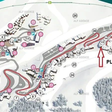 Apartamento Le Plein Sud - 2 Pieces 5/6 Pers. Plagne Villages - 008ps - Le Plein Sud - Wifi Inclus Mae-1804 La Plagne